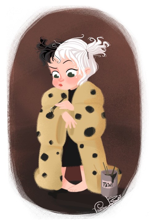 Cruella de Vil as a Baby