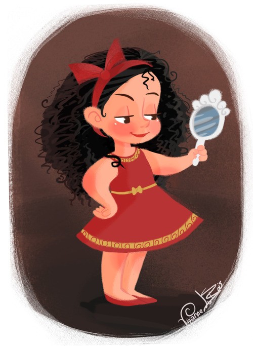 Mother Gothel as a Disney Baby